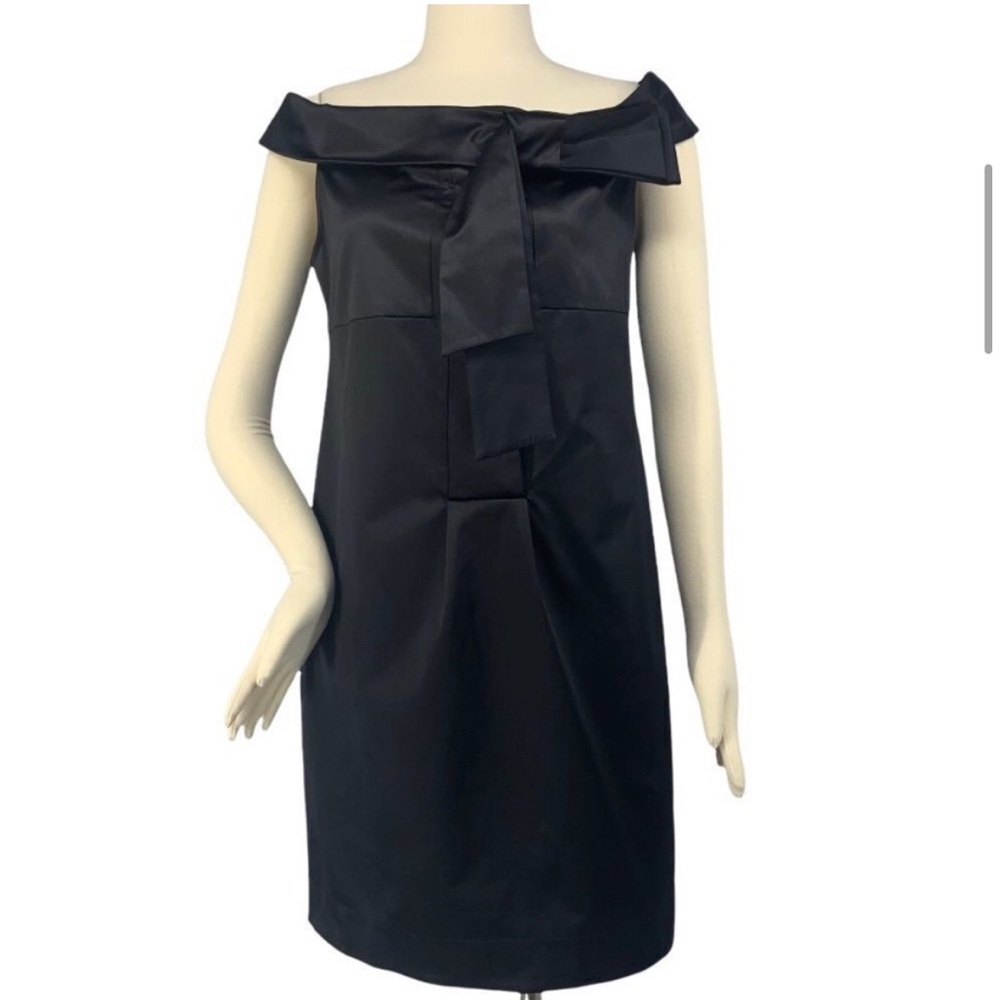 Black Diane von Furstenberg silk dress